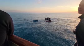 American coast guard crews repatriate 68 Cuban migrants back to their homeland