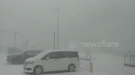Japan: Powerful Cold Air Mass Brings Heavy Snow And Strong Winds 4