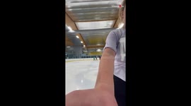 Woman shows that figure skating isn't all sparkly dresses and stunning moves *Ice Fail*