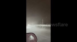 Powerful cold air mass brings heavy snow and strong winds to Japan