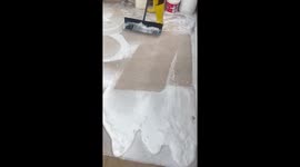 1 minute of ODDLY SATISFYING carpet scraping to relax your mind