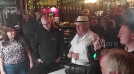 Man wins third victory in the World Pie Eating Championships today - gobbling one in 35 seconds