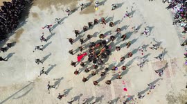 A Spring Festival Festival Activity Held In Qiandongnan , China