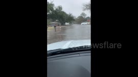 Storm system brings tornado damage, intense flooding across greater Houston area