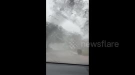 US: Storm System Brings Tornado And Flooding Across Greater Houston Area 4