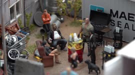 Talented toy fanatic creates incredible hand-crafted miniature town