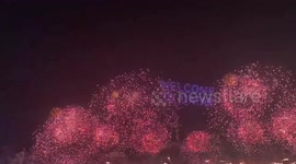 Drone show and fireworks display Qatar