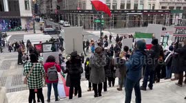 Silent Protest for Iran in New York, NY, USA