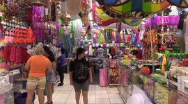 Trade in costumes for Carnival 2023 in Sao Paulo, Brazil