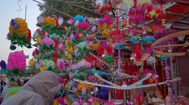 Visitors View Lanterns At The Confucius Temple in Nanjing, China