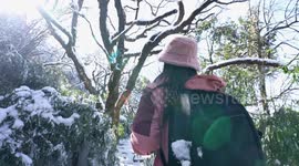 Jinfo Mountain Scenery After Snow In Chongqing, China