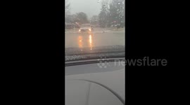US: Storm System Brings Tornado And Flooding Across Greater Houston Area 5