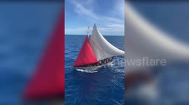 US Coast Guard rescues more than 390 people off overcrowded boat near Andros Island, Bahamas