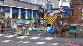 Chemical spill incident at Watford General Hospital, England