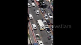 ANC supporters protest in Cape Town, South Africa