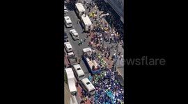 Protest in Cape Town, South Africa