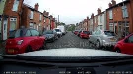 Wreckless Idiots ride MOTORBIKE ON PAVEMENT at high speed only a couple of feet away from people's front doors!!