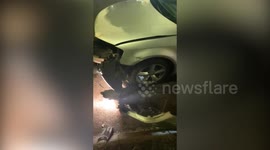 A drunk passenger left