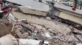 12 trapped residents rescued from collapsed apartment building in Lucknow, India