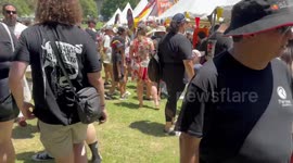 Yabun festival celebrates Aboriginal culture on Australia Day, Sydney, Australia