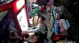 Dog owner attacks elderly man down after seeing him shoo away pet pooch with his foot
