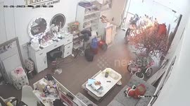 Pampas grass catches fire sparking panic at bridal boutique in Vietnam