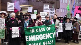 Climate change protesters who smashed Barclays bank HQ windows ‘could face jail’ after being convicted of criminal damage