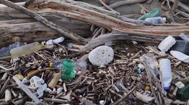 After the heavy rains and the abundant rainfall that caused strong storm surges and the flooding of the Volturno river and its overflowing, waste of all kinds poured onto the beaches of Castel Volturno.