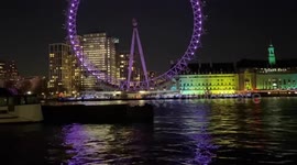 London landmarks light up in purple to mark Holocaust Memorial Day