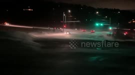 Winter storm causes blizzard conditions in parts of Colorado, US