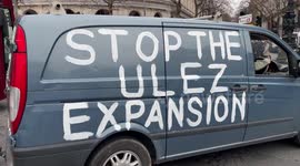 Londoners protest against mayor's plan to expand Ultra Low Emission Zone