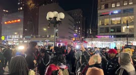 Protestors gather at Union Square park demanding justice for Tyre Nichols