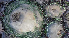 Annual Rice Seedling Opening Festival Held In Qiandongnan, China