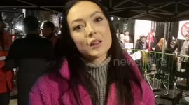 Love Island star Sharon Gaffka joins protest to defend right to strike