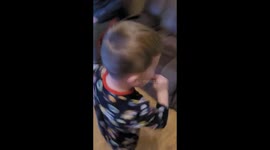 2 Year old tries sour lollipop - hilarious reaction from the funny toddler