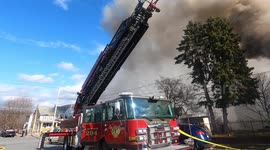 Dramatic house fire in Coal Township, Pennsylvania draws brave response from firefighters