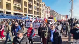 France: Hundreds Of Thousands Join Second Nationwide Strike Over Pension Reform 3
