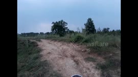 Jungle Road Bike Driving , Bike driving status in jungle in Odisha India,