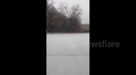 Ice storm sweeps southern US, bringing sleet, hazardous road conditions