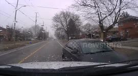 Close Call: Driver Blacks Out and Almost Rams into Another Vehicle