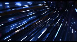 Canary Wharf’s beautiful winter lights festival: These lights were to show the Christmas lights within the financial district