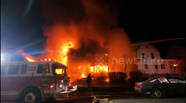 2nd Alarm Building fire with Collapse on Railroad Street, Locust Gap, Pennsylvania