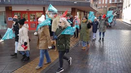 Thousands Rally as Right to Strike Protests Co-ordinated Across Wales.