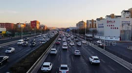 Traffic Flow In Beijing, China
