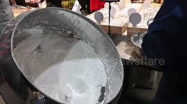 Pastry Makers Make Glutinous Rice Balls In Zhangjiakou, China