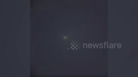 Once-in-a-lifetime 'Green Comet' streaks across sky over the Philippines
