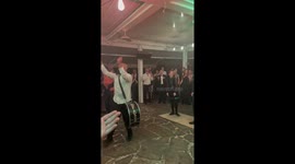 Couple perform Irish dance during their wedding in Melbourne