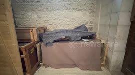 American tourist arrested for damaging wooden statue of Christ pulled down in Jerusalem