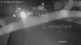 CCTV captures moment pick-up steals cannabis plant from outside house