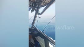 Baffled fishermen find giant clay pot floating at sea